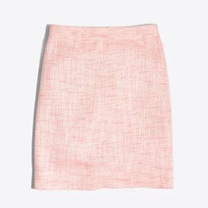 J Crew Shimmery Tweed Mini Skirt